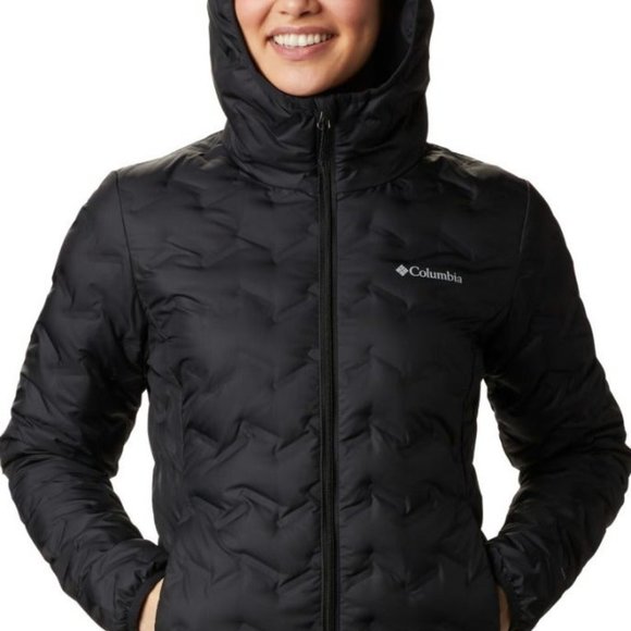 Columbia Black Quilted Pea Coat - Picture 5 of 8